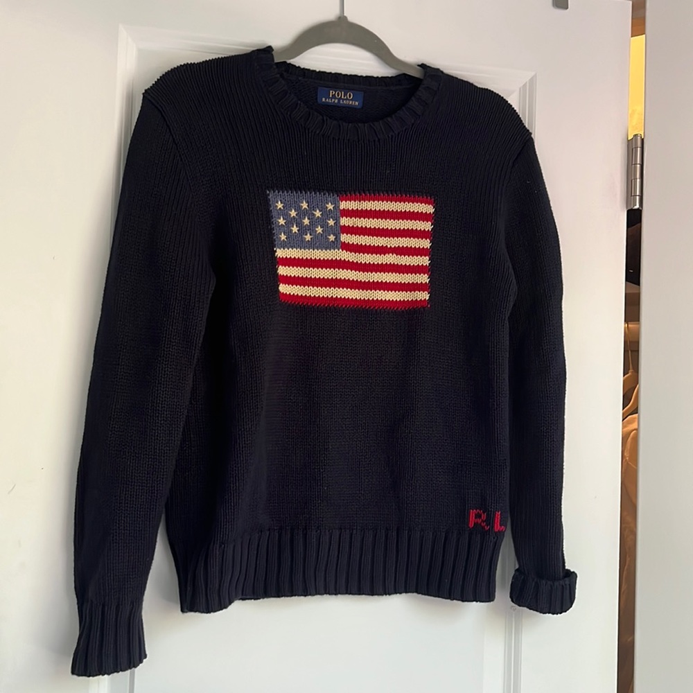 Ralph Lauren American Flag Sweater